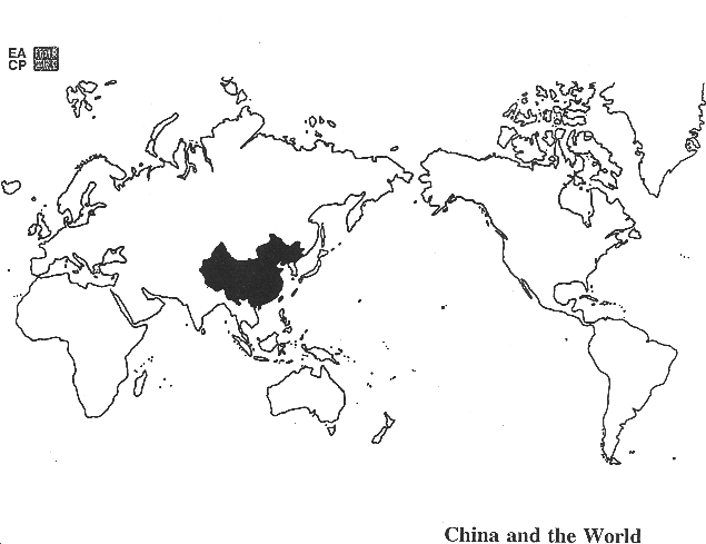 map: China and the World