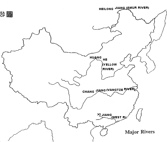 map: Major Rivers